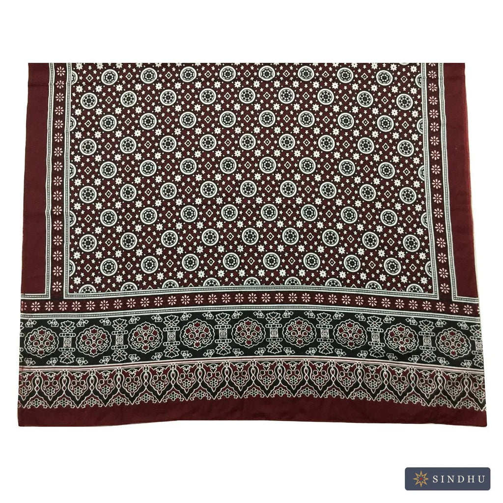 Ajrak Shawl — No. 001