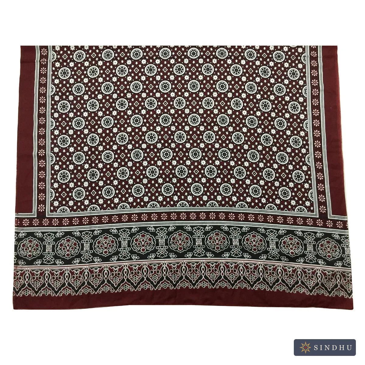 Ajrak Shawl — No. 001