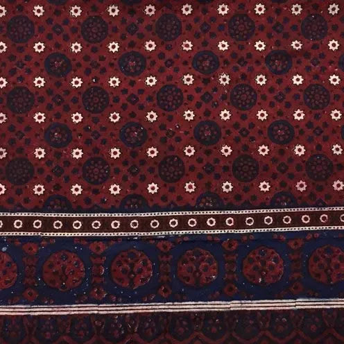 Kids Ajrak Shawl — No. 003 — detail