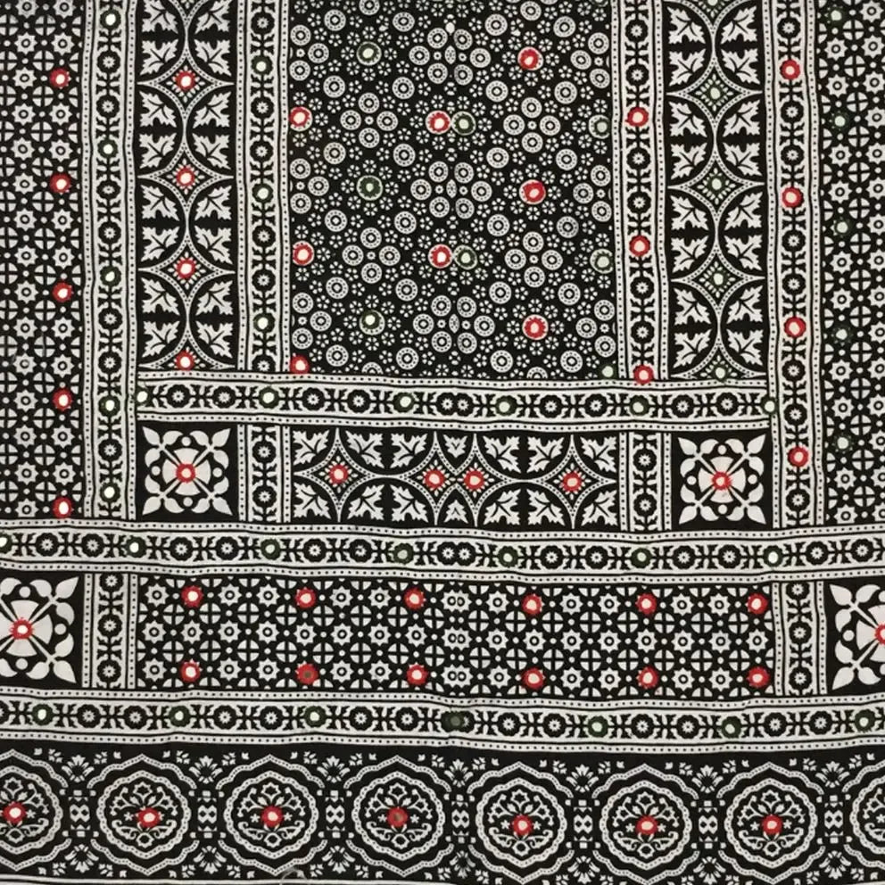 Ajrak Shawl — No. 005 — detail
