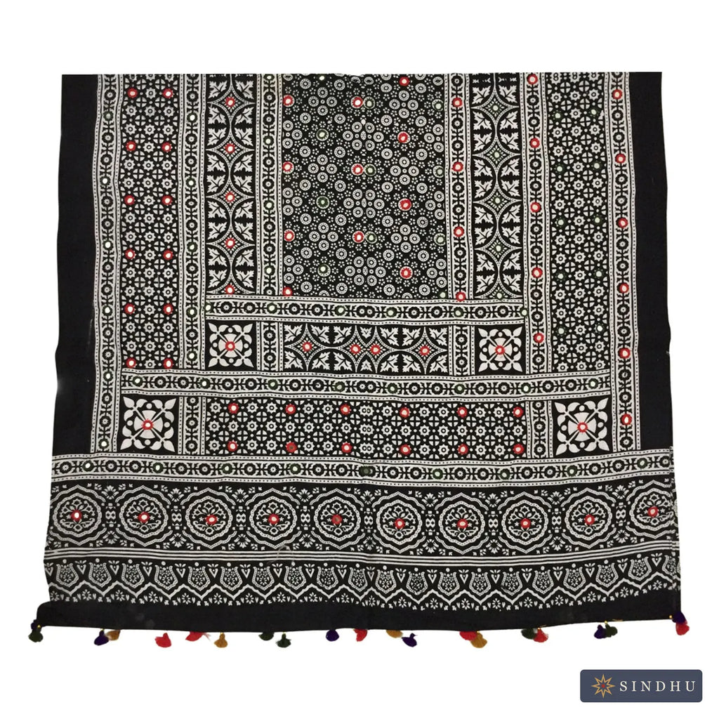 Ajrak Shawl — No. 005