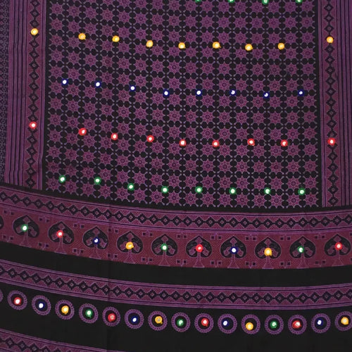Ajrak Shawl — No. 014 — detail