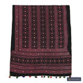 Mirror-Work Ajrak Shawl — No. 018