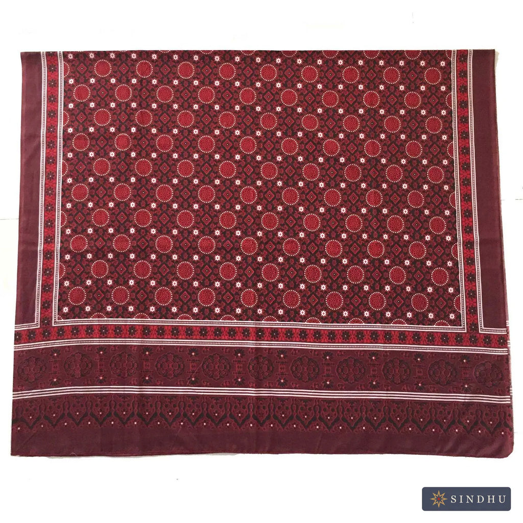 Ajrak Shawl — No. 021
