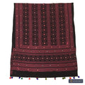 Mirror-Work Ajrak Shawl — No. 023