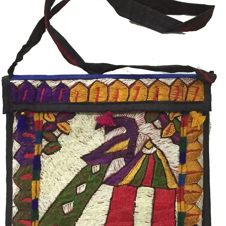 Hand-Embroidered Bag — No. 002 — detail