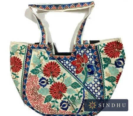 Hand-Embroidered Bag — No. 006
