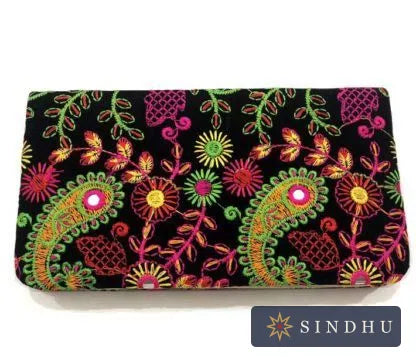 Embroidered Wallet — No. 011