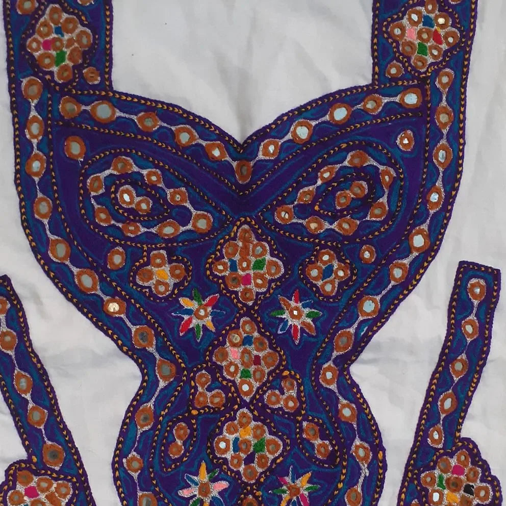 Hand-Embroidered Gala — No. 001 — detail