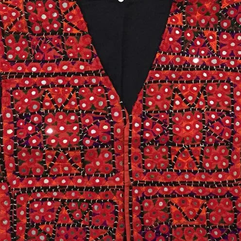 Women's Embroidered Koti — No. 001 — detail