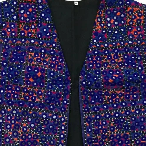 Women's Embroidered Koti — No. 003 — detail