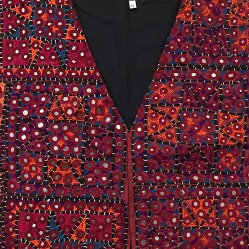Women's Embroidered Koti — No. 004 — detail