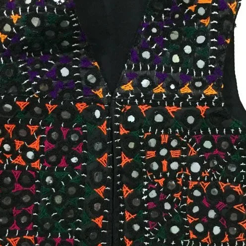 Kids Embroidered Waistcoat — No. 005 — detail