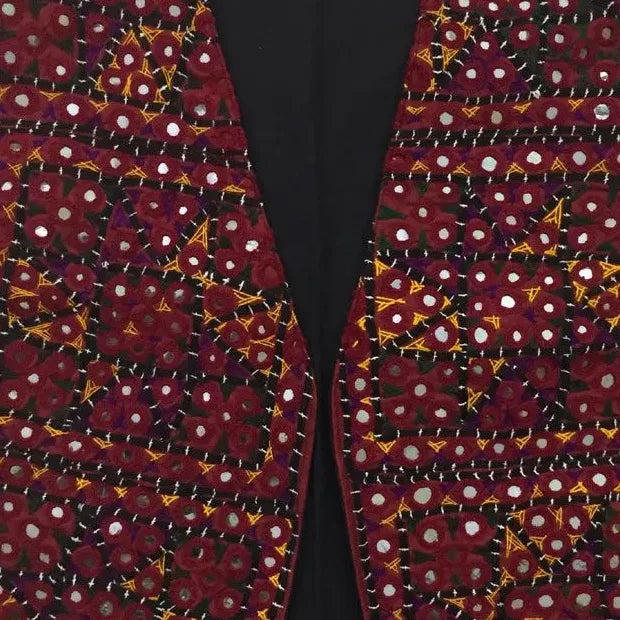 Women's Embroidered Koti — No. 006 — detail