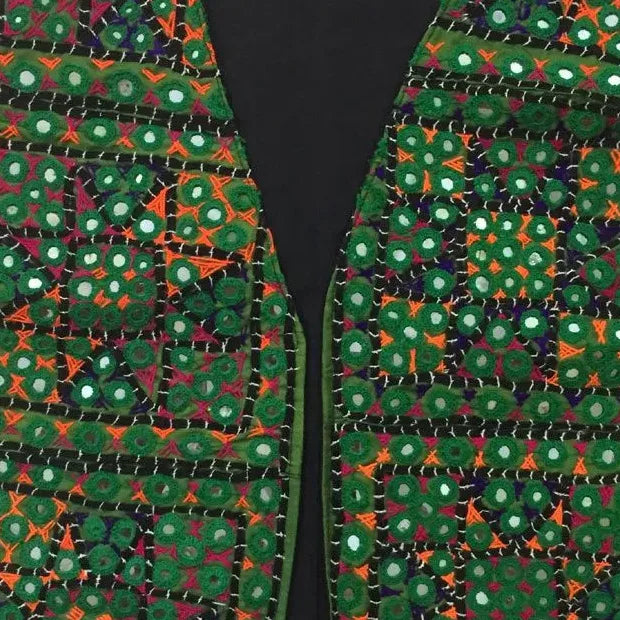 Women's Embroidered Koti — No. 008 — detail