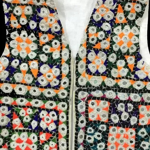 Kids Embroidered Koti — No. 013 — detail