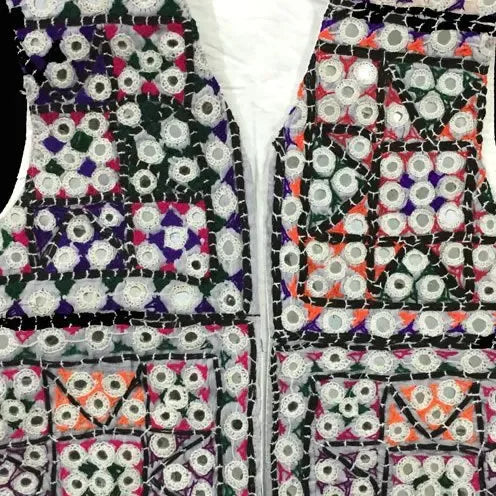 Kids Embroidered Koti — No. 014 — detail