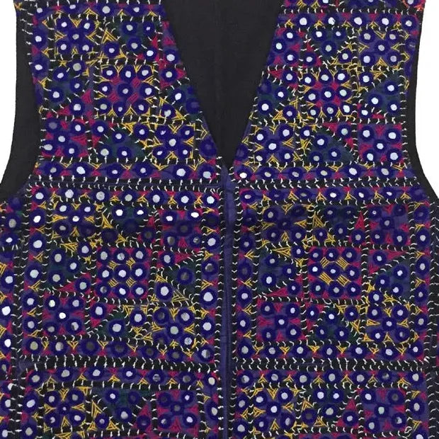 Women's Embroidered Koti — No. 016 — detail