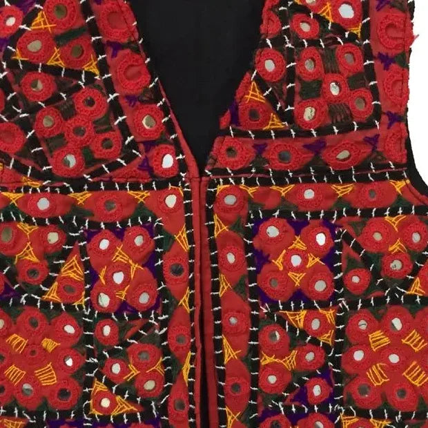 Kids Embroidered Koti — No. 017 — detail