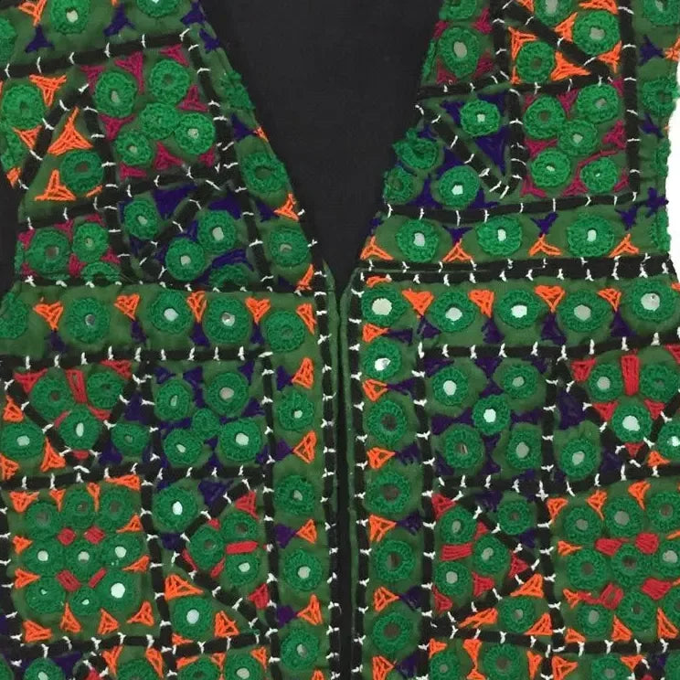 Kids Embroidered Koti — No. 018 — detail