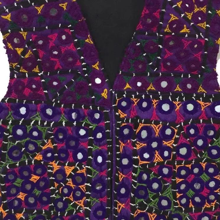 Kids Embroidered Koti — No. 021 — detail