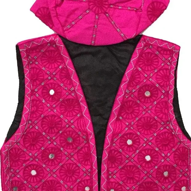 Kids Embroidered Waistcoat — No. 022 — detail