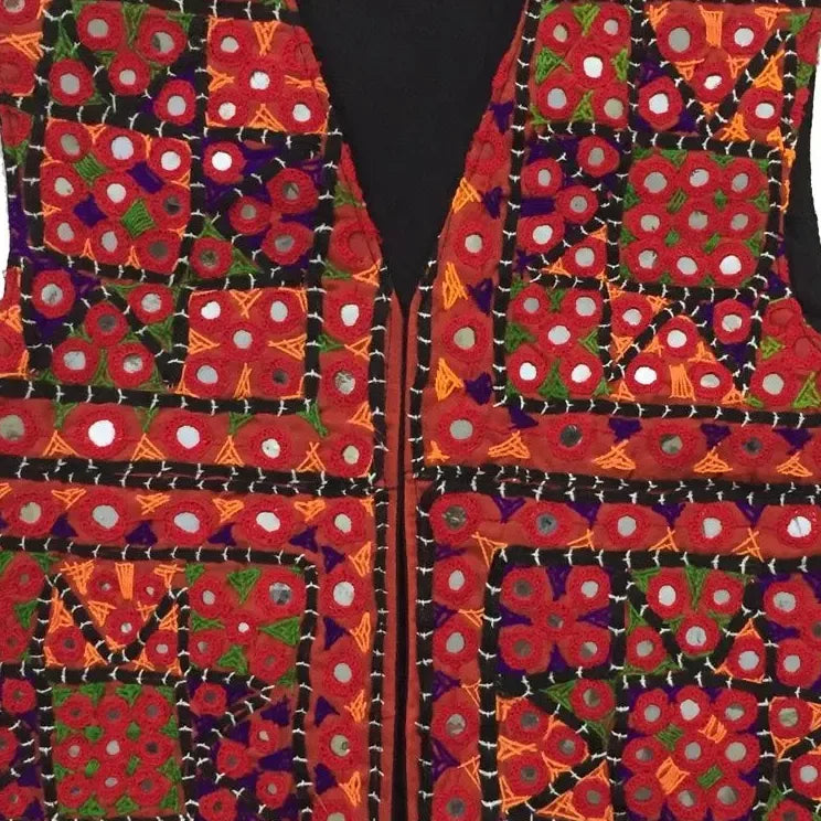 Kids Embroidered Koti — No. 023 — detail