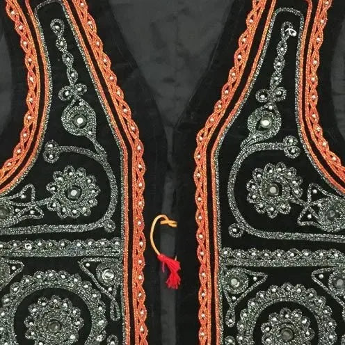 Kids Embroidered Koti — No. 025 — detail