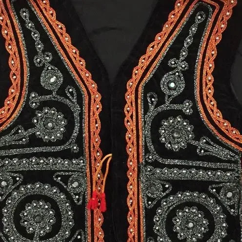 Kids Embroidered Koti — No. 026 — detail