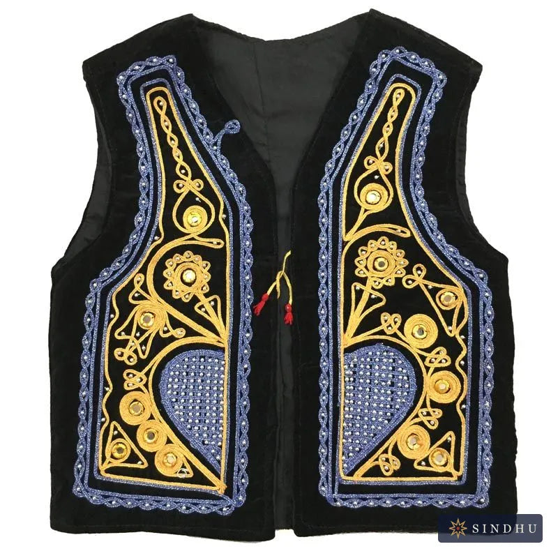 Kids Embroidered Waistcoat — No. 028