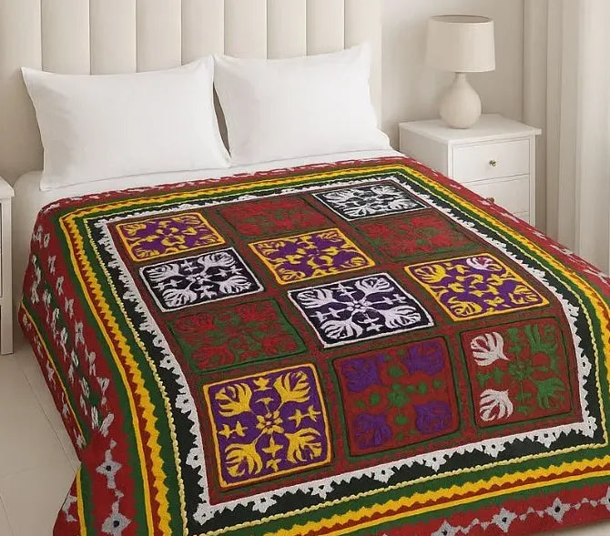 Sindhi Ralli Quilt — No. 001 — detail