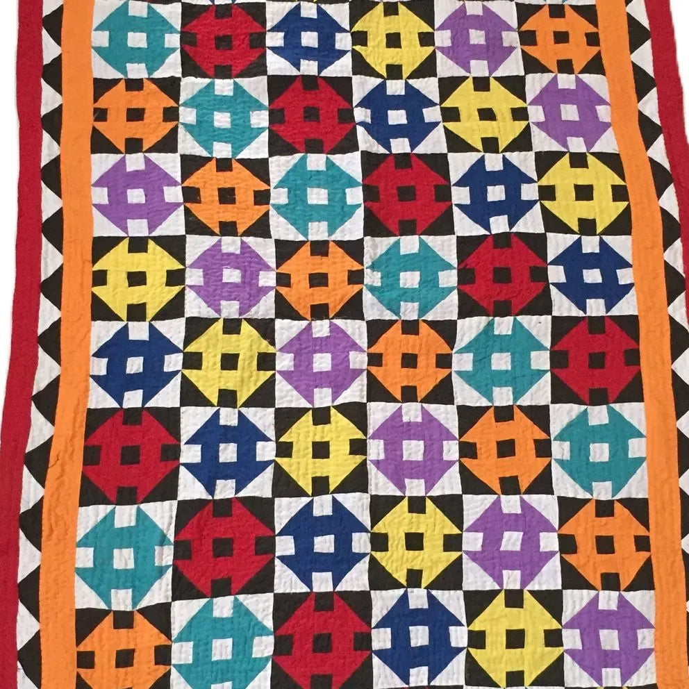 Sindhi Ralli Quilt — No. 002 — detail