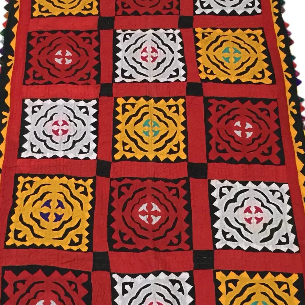 Sindhi Ralli Quilt — No. 003 — detail