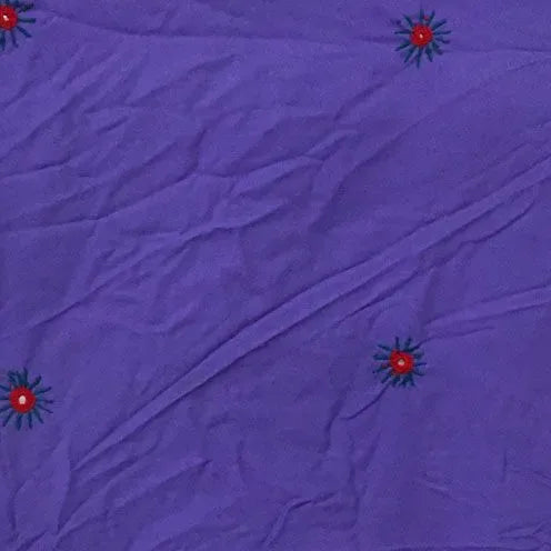Hand-Embroidered Shawl — No. 005 — detail