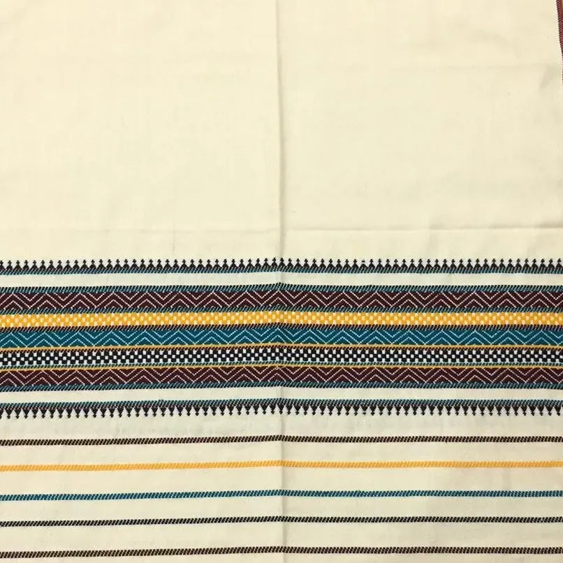 Men's Embroidered Shawl — No. 009 — detail