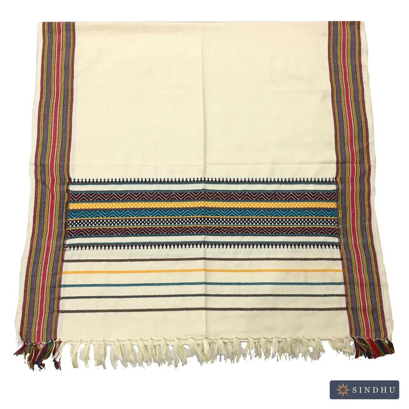 Men's Embroidered Shawl — No. 009