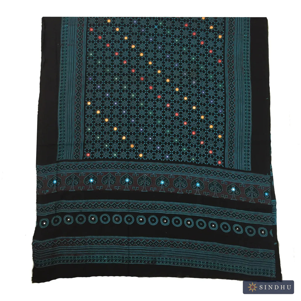 Mirror-Work Shawl — No. 014