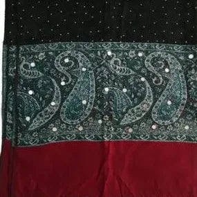 Mirror-Work Shawl — No. 015 — detail