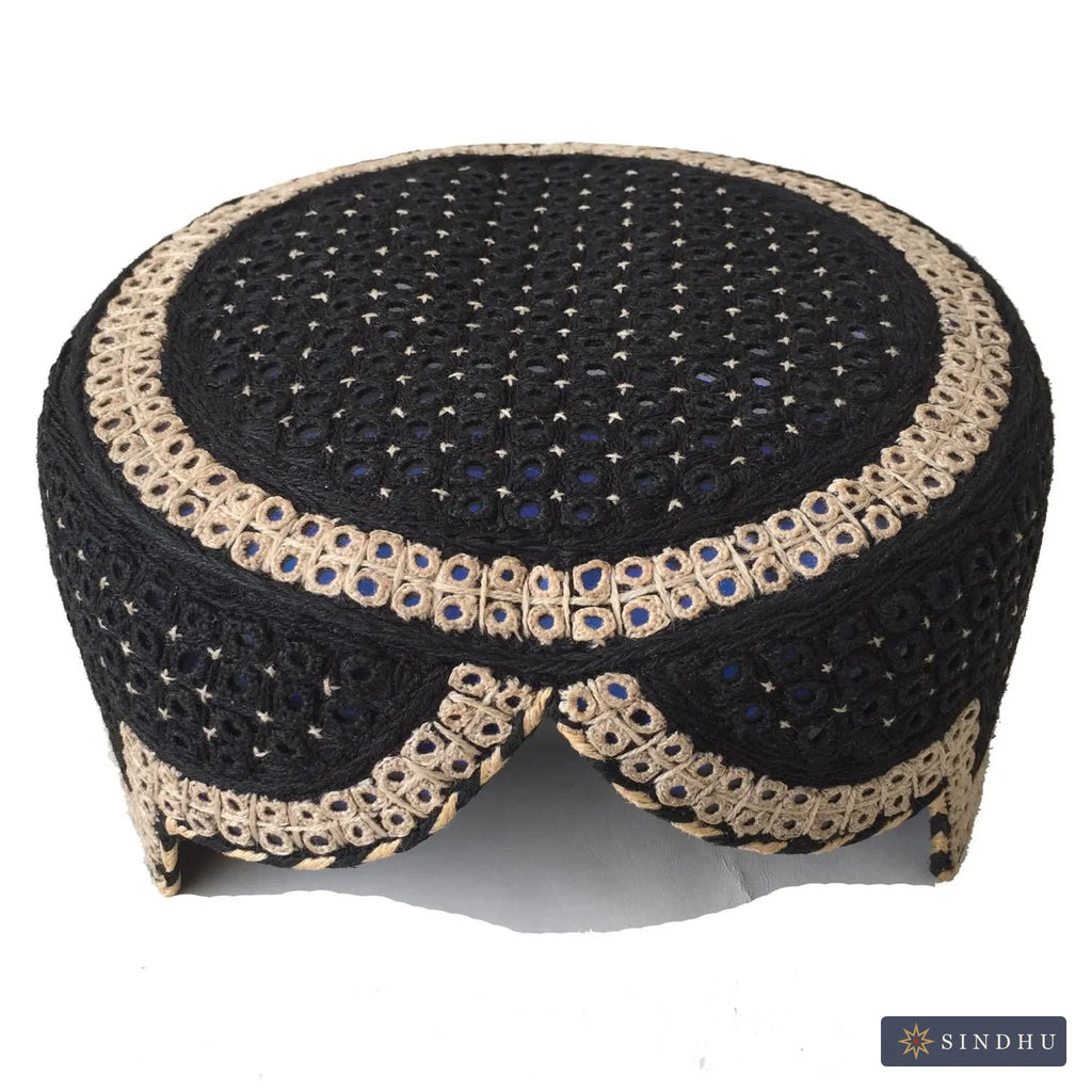 Black Sindhi Topi — No. 002