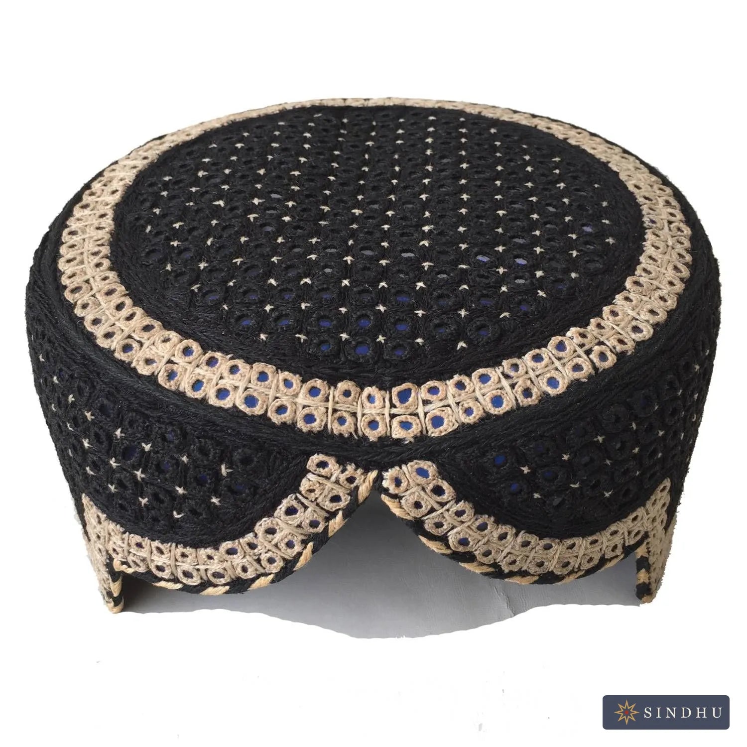 Black Sindhi Topi — No. 002