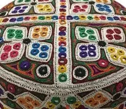 Balochi Sindhi Topi — No. 005 — detail