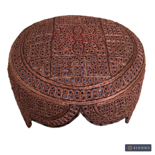 Brown Sindhi Topi — No. 006