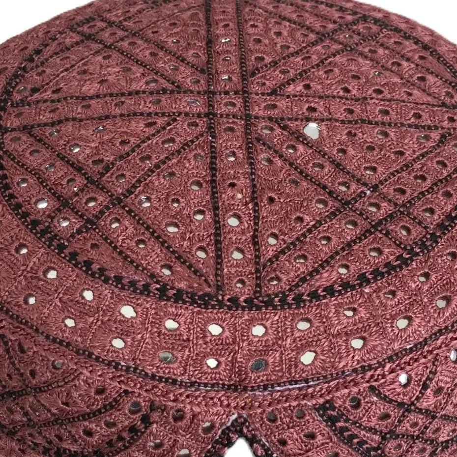 Premium Sindhi Topi — No. 007 — detail